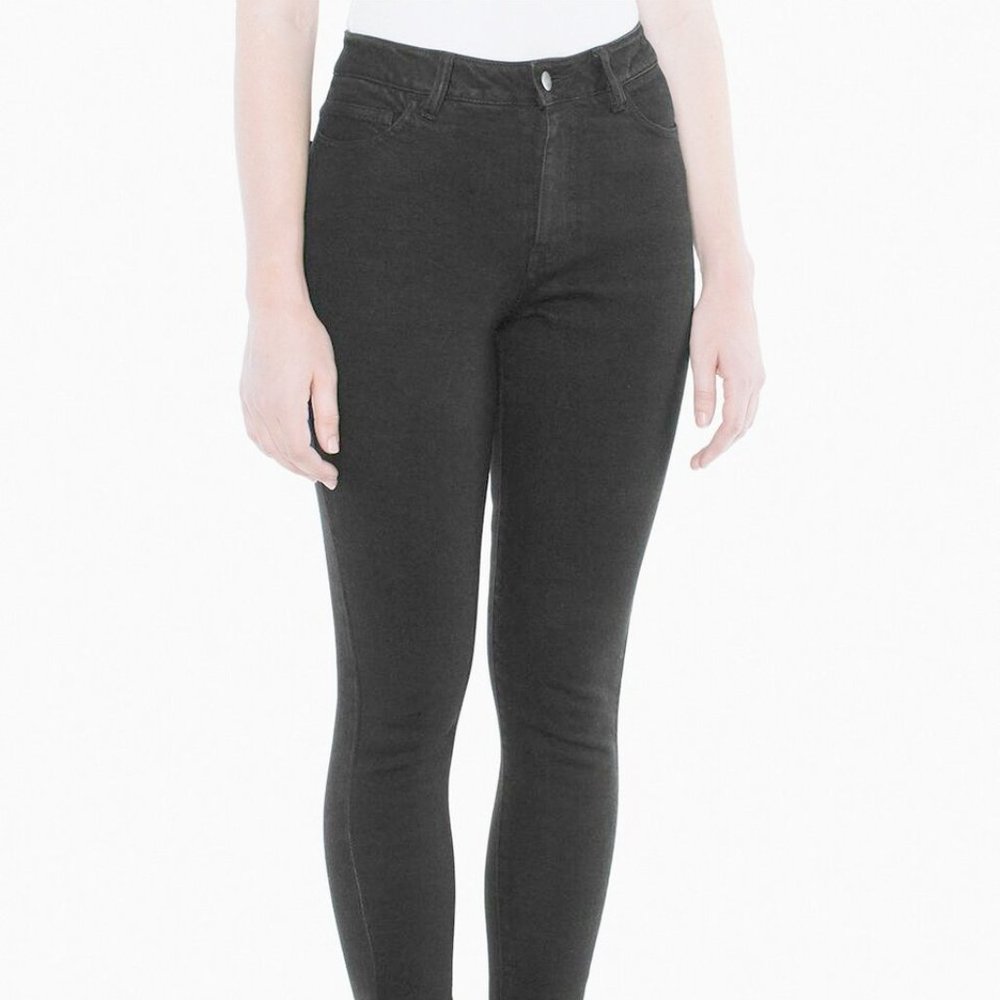 Original Skinny High Waist 10 in Pencil Jeans NWOT - 25 Black/Dark Grey